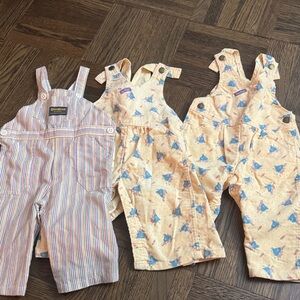 OshKosh B'gosh Pastel Striped Overalls